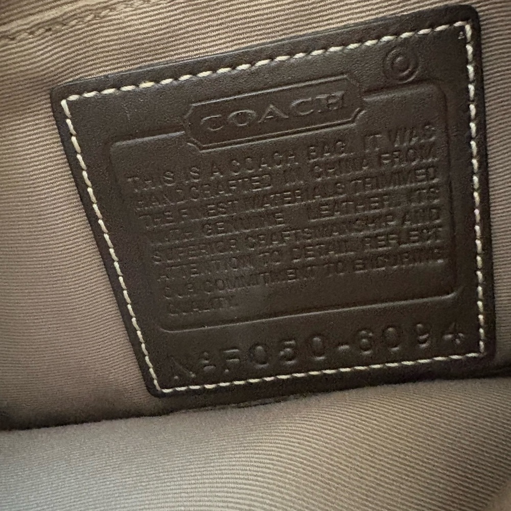 Coach Red and Brown Mini Bag - Picture 10 of 12